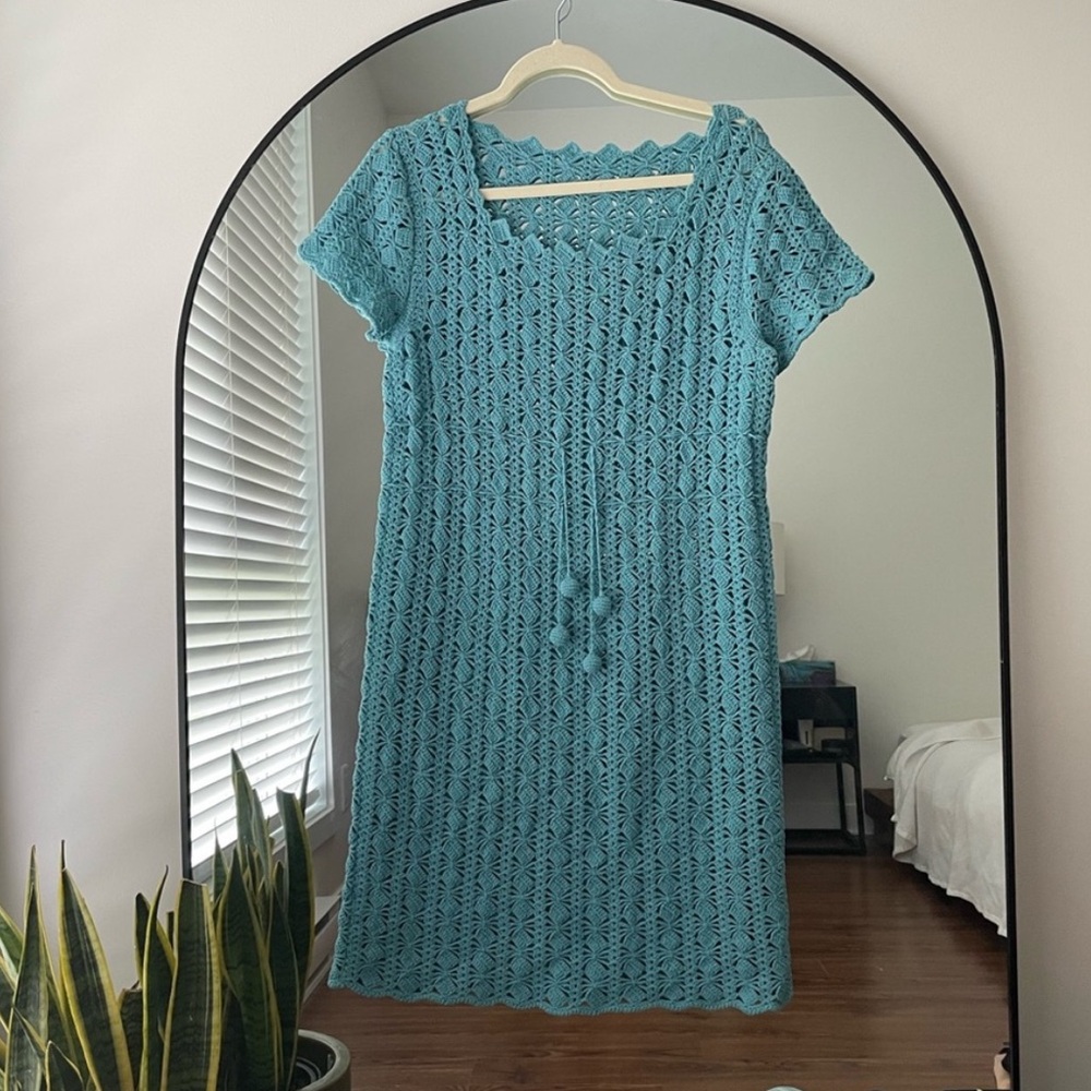 Vintage crochet summer dress